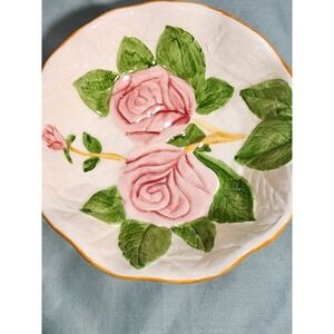 Vintage Fleurs Du Jardin Strata Group Ceramic Flower Bowl